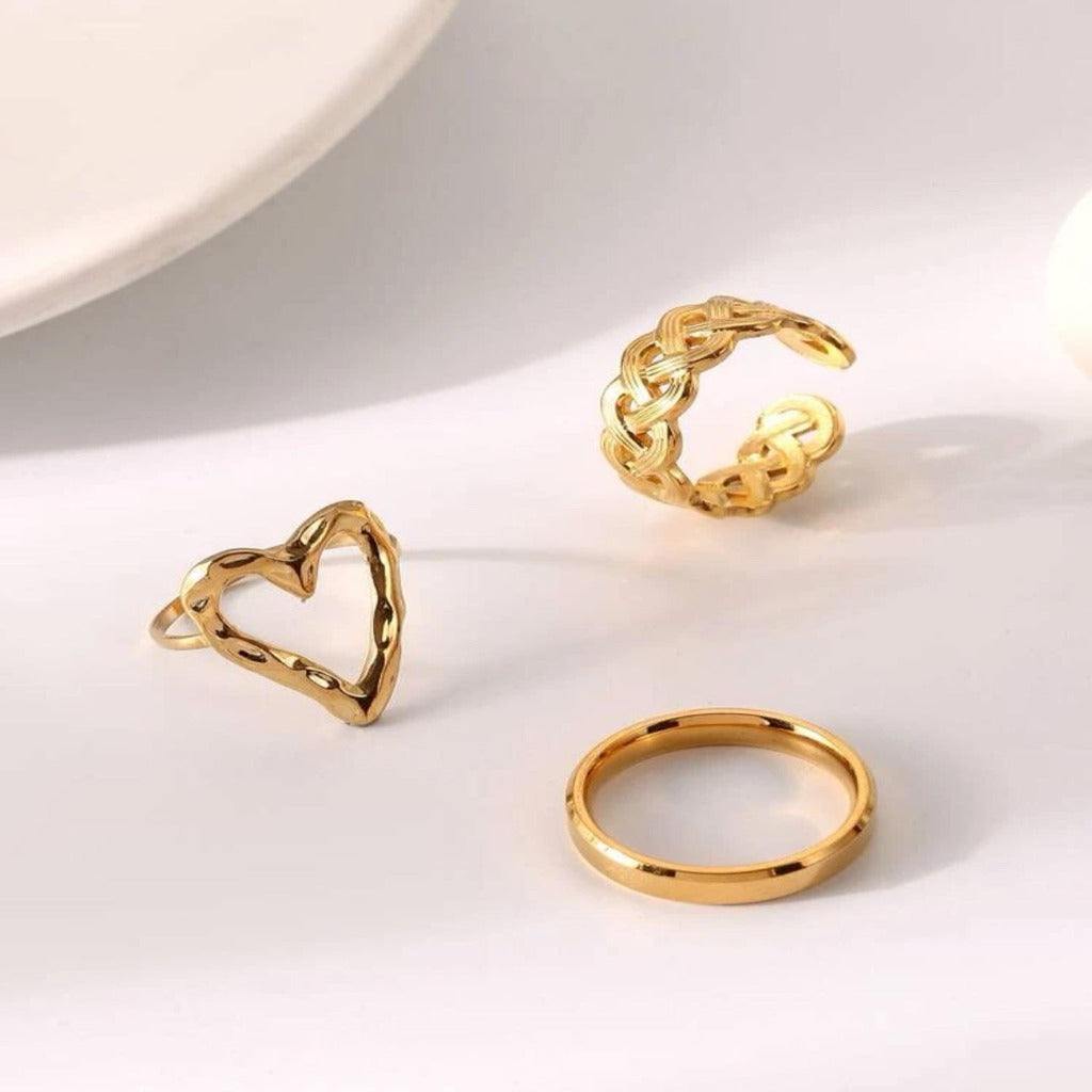 TRIO RING SET - Anacarinjewels