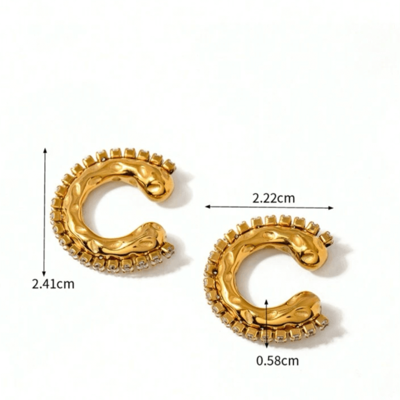 CRISTY EAR CUFF - Anacarinjewels