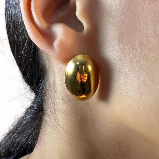 OVAL EARRING - Anacarinjewels