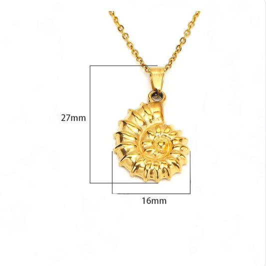 CARACOL NECKLACE - Anacarinjewels