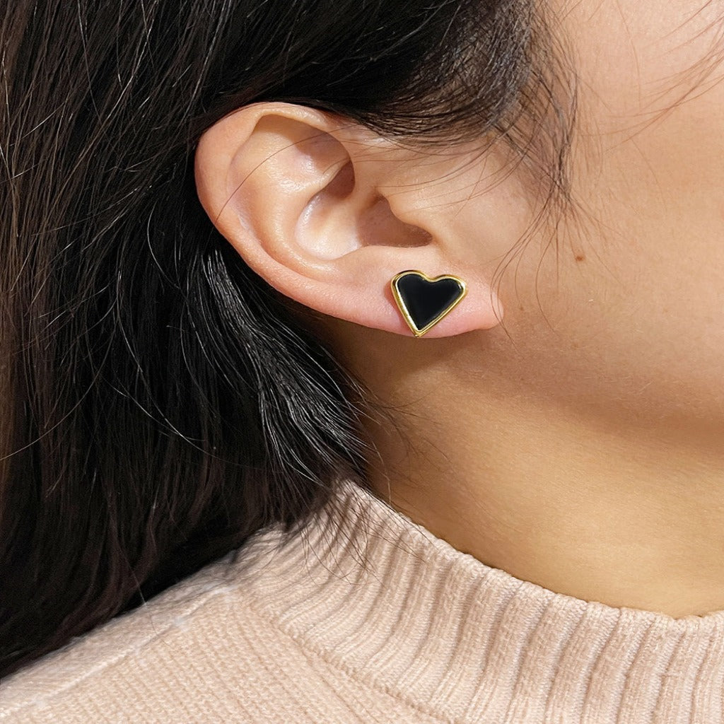 HEART EARRING - Anacarinjewels