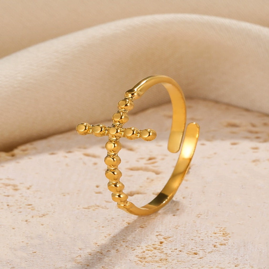 CROSS RING - Anacarinjewels