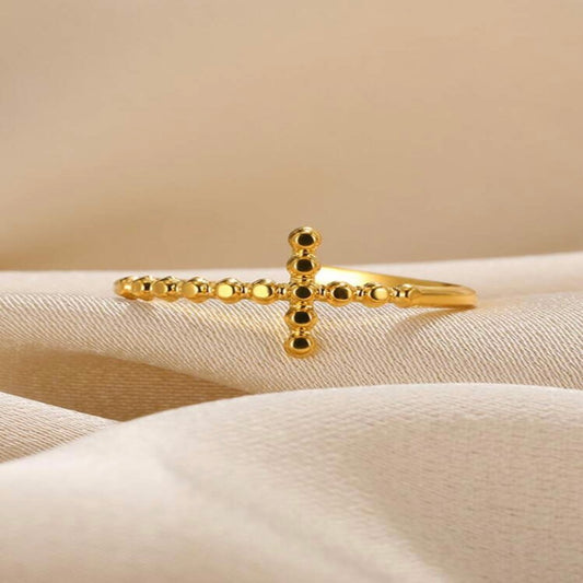 CROSS RING - Anacarinjewels