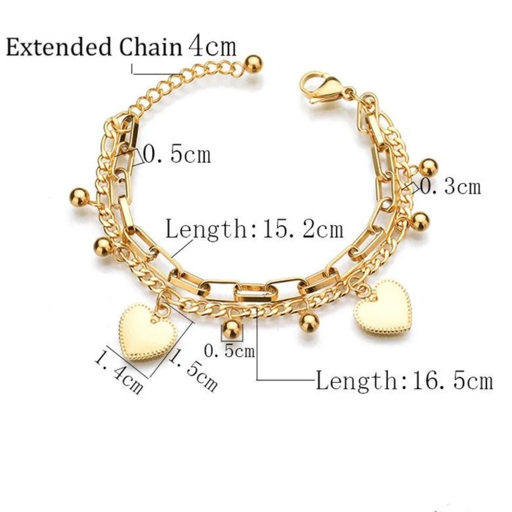 HEART BRACELET - Anacarinjewels